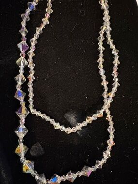 Crystal Aurora Faceted Bead Necklace - Women Jewelry
